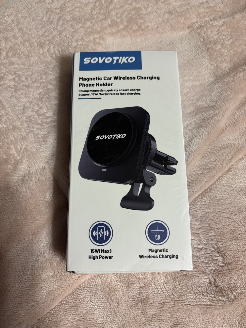 Magnetic wireless car charger